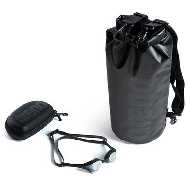 ARENA COBRA ULTRA SWIPE MR Swimming Goggles + Goggles Case + Backpack Pack Black 0